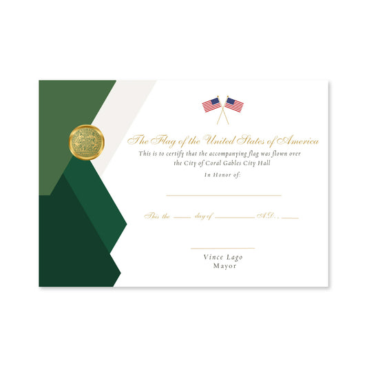 CITY HALL FLAG PROGRAM