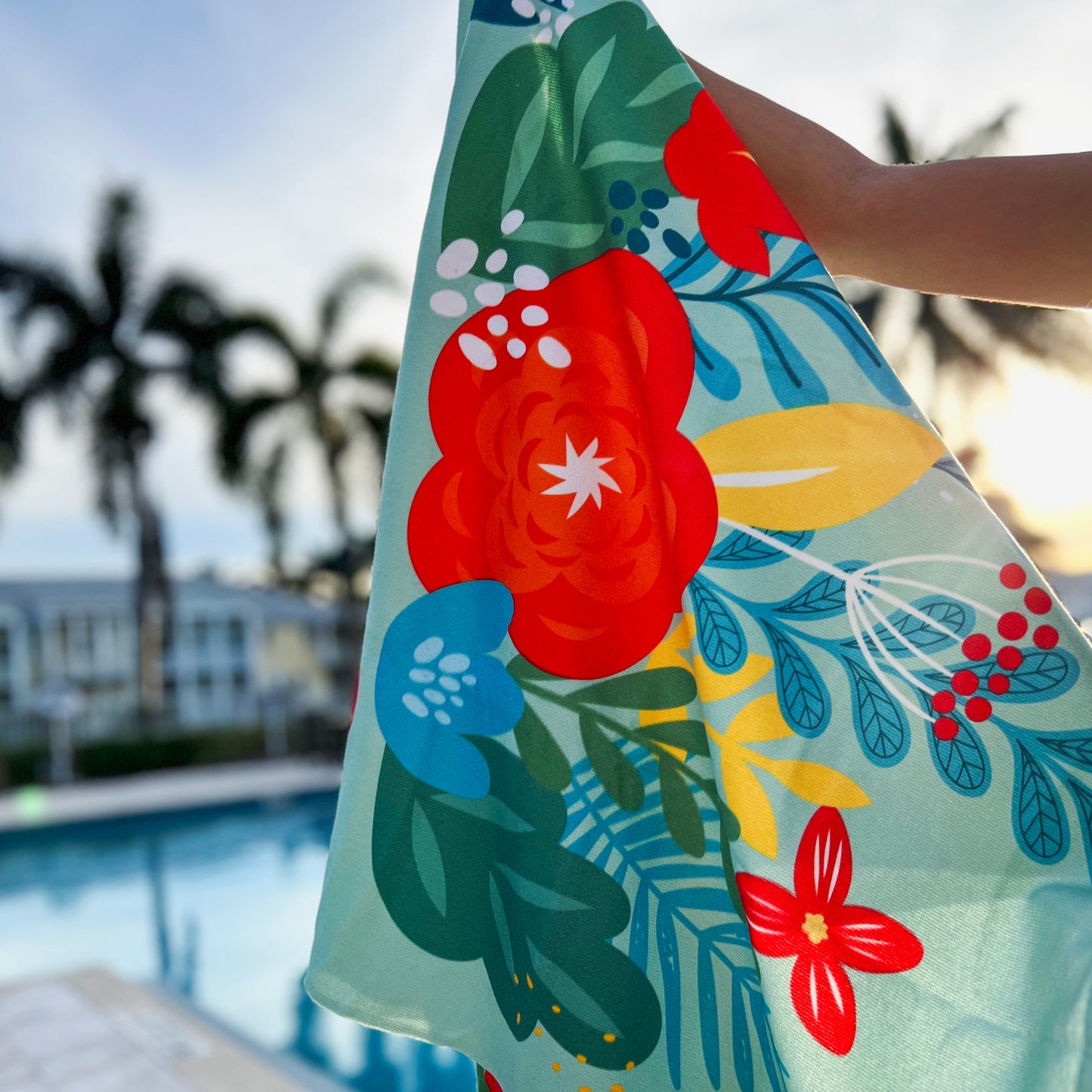 BEACH TOWEL - HELLO, GABLES!