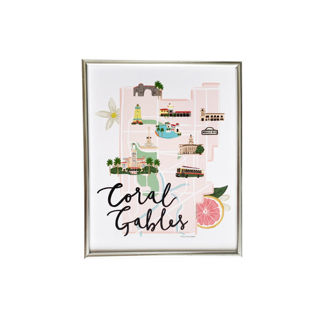 CORAL GABLES MAP