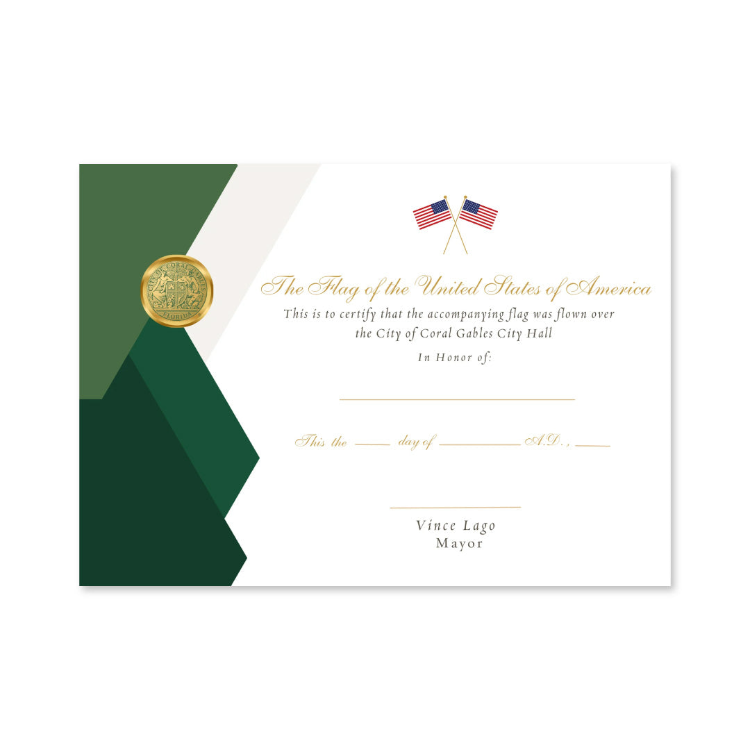 CITY HALL FLAG PROGRAM