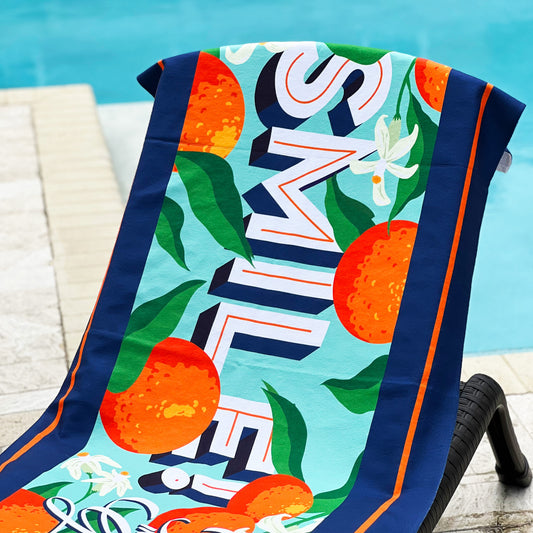 BEACH TOWEL - SMILE!