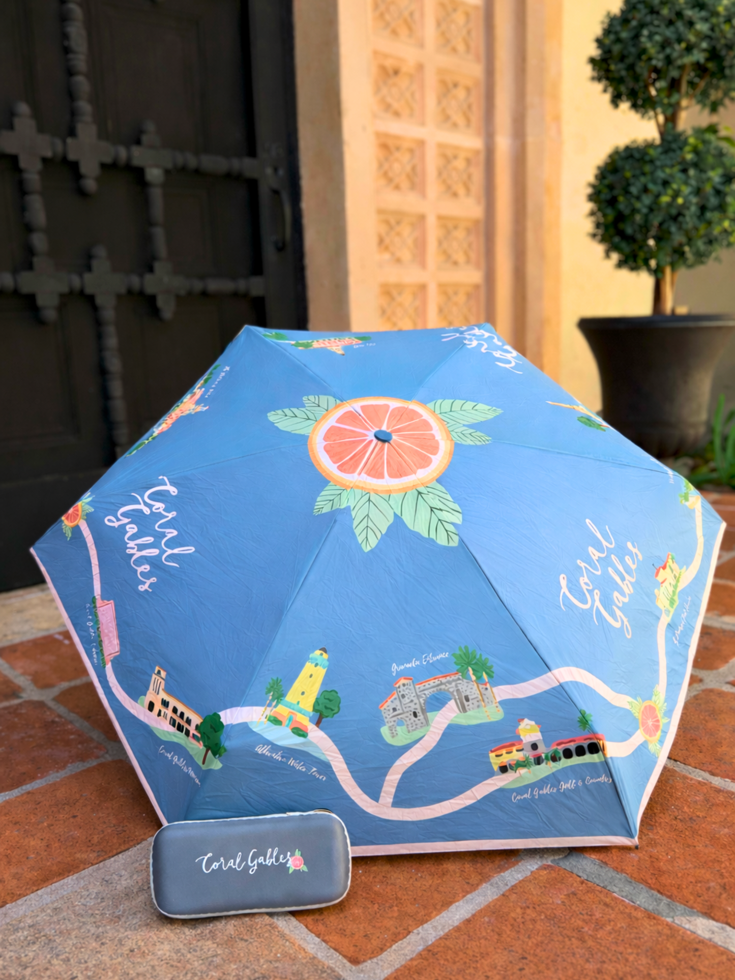 coral patio umbrellas CITY BEAUTIFUL UMBRELLAS – The Gables Shop
